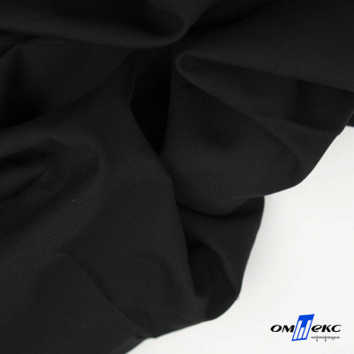 Ткань костюмная "Матте" 80% P, 16% R, 4% S, 170 г/м2, шир.150 см, цв-черный #1 - купить в Новосибирске. Цена 372.90 руб.