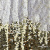 Трикотажное полотно, Сетка с пайетками, шир.130 см, #315, цв.-белый/золото - купить в Новосибирске. Цена 693.39 руб.