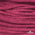 Шнур плетеный d-6 мм, 70% хлопок 30% полиэстер, уп.90+/-1 м, цв.1068-фуксия - купить в Новосибирске. Цена: 588 руб.
