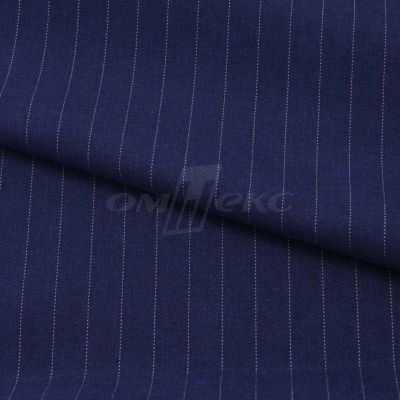 Костюмная ткань "Жаклин", 188 гр/м2, шир. 150 см, цвет тёмно-синий - купить в Новосибирске. Цена 426.49 руб.