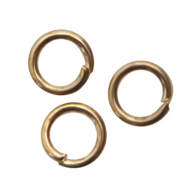 Кольцо  соединительное для бижутерии 4 мм, цв.-золото - купить в Новосибирске. Цена: 0.41 руб.
