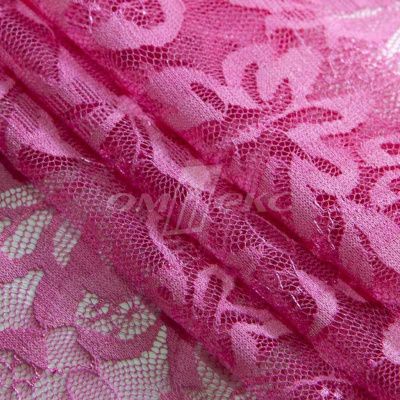 Кружевное полотно стрейч XD-WINE, 100 гр/м2, шир.150см, цвет розовый - купить в Новосибирске. Цена 1 851.10 руб.