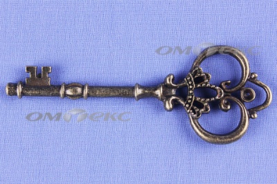 Декоративный элемент для творчества из металла "Ключ"8,5 см  - купить в Новосибирске. Цена: 26.66 руб.