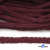 Шнур плетеный d-6 мм круглый, 70% хлопок 30% полиэстер, уп.90+/-1 м, цв.1070-бордовый - купить в Новосибирске. Цена: 588 руб.