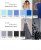 Креп стрейч Амузен 14-4122, 85 гр/м2, шир.150см, цвет голубой - купить в Новосибирске. Цена 148.37 руб.