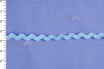Тесьма плетеная "Вьюнчик"/голубой - купить в Новосибирске. Цена: 37.29 руб.