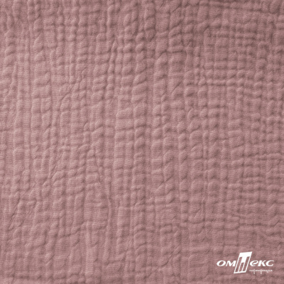 Ткань Муслин, 100% хлопок, 125 гр/м2, шир. 135 см   Цв. Пудра Розовый   - купить в Новосибирске. Цена 388.08 руб.