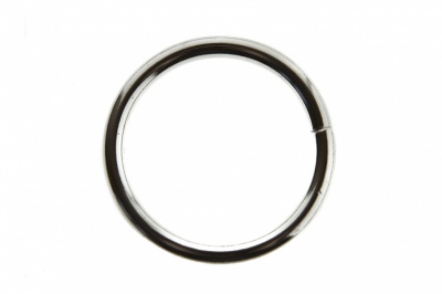 Кольцо металлическое d-3 х 32 мм, цв.-никель - купить в Новосибирске. Цена: 3.92 руб.