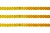 Пайетки "ОмТекс" на нитях, CREAM, 6 мм С / упак.73+/-1м, цв. 92 - золото - купить в Новосибирске. Цена: 484.77 руб.
