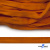 Шнур плетеный (плоский) d-12 мм, (уп.90+/-1м), 100% полиэстер, цв.267 - оранжевый - купить в Новосибирске. Цена: 8.62 руб.