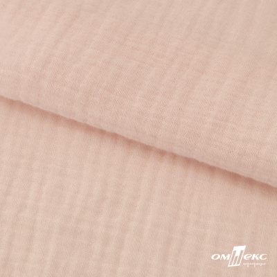 Ткань Муслин, 100% хлопок, 125 гр/м2, шир. 140 см #201 цв.(37)-нежно розовый - купить в Новосибирске. Цена 464.97 руб.