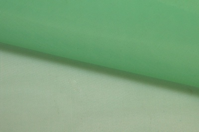 Портьерный капрон 15-6123, 47 гр/м2, шир.300см, цвет св.зелёный - купить в Новосибирске. Цена 137.27 руб.