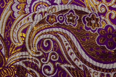 Ткань костюмная жаккард №9, 140 гр/м2, шир.150см, цвет фиолет - купить в Новосибирске. Цена 387.20 руб.