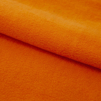 Флис DTY 16-1358, 250 г/м2, шир. 150 см, цвет оранжевый - купить в Новосибирске. Цена 640.46 руб.