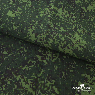 Униформ Рип Стоп 80/20 полиэфир/хлопок, 205 г/м2,  принтованный темно-зеленый, ВО, шир. 150 см - купить в Новосибирске. Цена 191.15 руб.