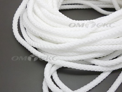 Шнур 1с35 4 мм крупное плетение 200 м белый - купить в Новосибирске. Цена: 1.10 руб.