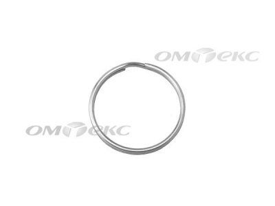 Кольцо металлическое d-20 мм, цв.-никель - купить в Новосибирске. Цена: 3.19 руб.