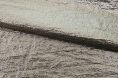 Текстильный материал "Диско"#1805 с покрытием РЕТ, 40гр/м2, 100% полиэстер, цв.6-тем.серебро - купить в Новосибирске. Цена 412.36 руб.