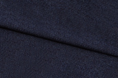 Ткань джинсовая №96, 160 гр/м2, шир.148см, цвет т.синий - купить в Новосибирске. Цена 350.42 руб.