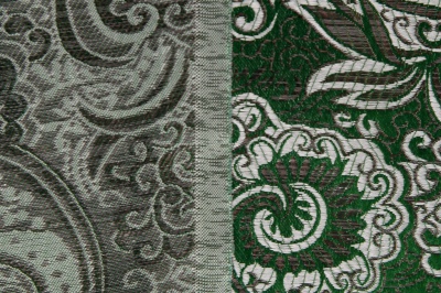 Ткань костюмная жаккард, 135 гр/м2, шир.150см, цвет зелёный№4 - купить в Новосибирске. Цена 441.94 руб.