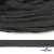 Шнур плетеный d-8 мм плоский, 70% хлопок 30% полиэстер, уп.85+/-1 м, цв.1026-серый - купить в Новосибирске. Цена: 735 руб.