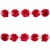 Тесьма плетеная "Рюш", упак. 9,14 м, цвет красный - купить в Новосибирске. Цена: 46.82 руб.
