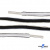 Шнурки #4-27, круглые 130 см, двухцветные (черно/белый) - купить в Новосибирске. Цена: 47.04 руб.