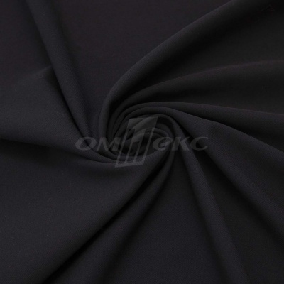 Ткань костюмная "Меган", 78%P 18%R 4%S, 205 г/м2 ш.150 см, цв-черный (Black) - купить в Новосибирске. Цена 392.32 руб.