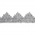 Тесьма металлизированная 0384-0240, шир. 40 мм/уп. 25+/-1 м, цвет серебро - купить в Новосибирске. Цена: 490.74 руб.