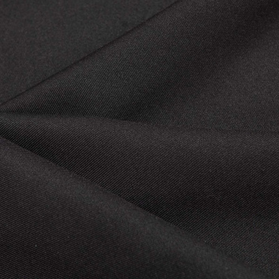 Ткань костюмная 21010 2044, 225 гр/м2, шир.150см, цвет черный - купить в Новосибирске. Цена 394.71 руб.