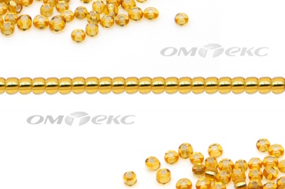 Бисер (SL) 11/0 ( упак.100 гр) цв.22 - золото - купить в Новосибирске. Цена: 53.34 руб.