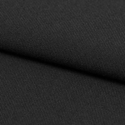 Костюмная ткань с вискозой "Рошель", 250 гр/м2, шир.150см, цвет чёрный - купить в Новосибирске. Цена 438.12 руб.