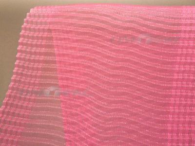 Лента капроновая "Гофре", шир. 110 мм/уп. 50 м, цвет розовый - купить в Новосибирске. Цена: 35.60 руб.