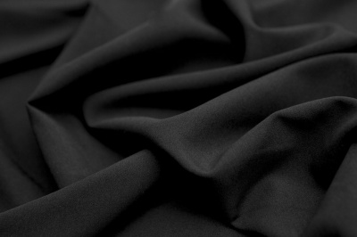 Костюмная ткань с вискозой "Флоренция", 195 гр/м2, шир.150см, цвет чёрный - купить в Новосибирске. Цена 502.24 руб.