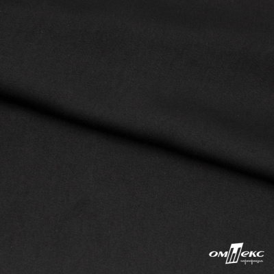 Ткань плательная Габриэль 100% полиэстер,140 (+/-10) гр/м2, шир. 150 см, цв. черный BLACK - купить в Новосибирске. Цена 248.37 руб.