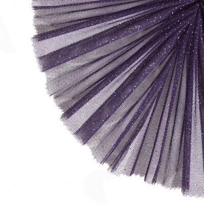 Сетка Глиттер, 24 г/м2, шир.145 см., пурпурный - купить в Новосибирске. Цена 117.24 руб.