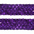 Тесьма с пайетками 12, шир. 35 мм/уп. 25+/-1 м, цвет фиолет - купить в Новосибирске. Цена: 1 308.30 руб.