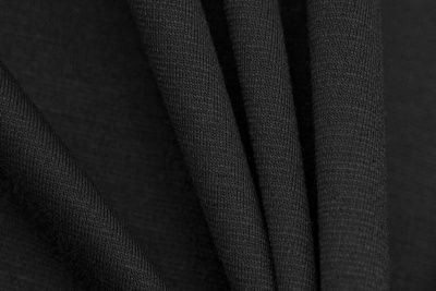 Трикотаж "Grange" BLACK 1# (2,38м/кг), 280 гр/м2, шир.150 см, цвет чёрно-серый - купить в Новосибирске. Цена 861.22 руб.