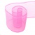 Лента капроновая, шир. 80 мм/уп. 25 м, цвет розовый - купить в Новосибирске. Цена: 19.77 руб.