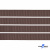 Репсовая лента 005, шир. 6 мм/уп. 50+/-1 м, цвет коричневый - купить в Новосибирске. Цена: 88.45 руб.