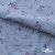 Ткань Муслин принт, 100% хлопок, 125 гр/м2, шир. 140 см, #2308 цв. 69 серо-голубой с цветком - купить в Новосибирске. Цена 413.11 руб.