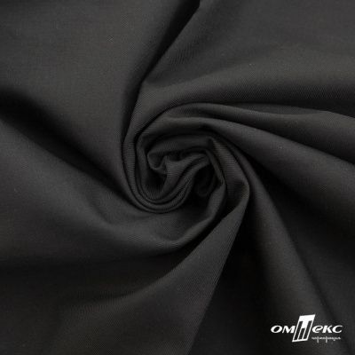 Ткань костюмная "Остин" 80% P, 20% R, 230 (+/-10) г/м2, шир.145 (+/-2) см, цв 4 - черный - купить в Новосибирске. Цена 380.25 руб.
