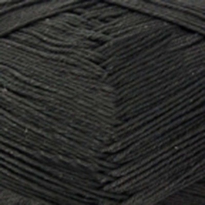 Пряжа "Бонди", 100% имп.мерсеризованный хлопок, 100гр, 270м, цв.003-черный - купить в Новосибирске. Цена: 140.88 руб.