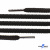 Шнурки #106-09, круглые 130 см, цв.чёрный - купить в Новосибирске. Цена: 21.92 руб.