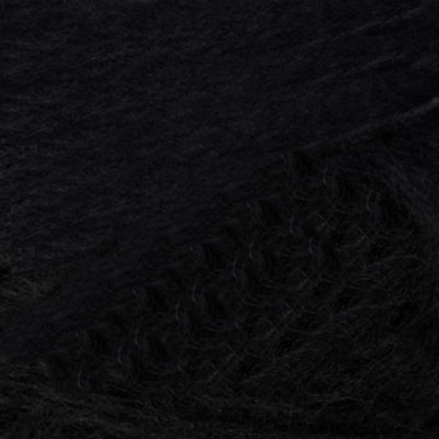 Пряжа "Астория", 35% шерсть, 65% хлопок, 50гр, 180м, цв.003-черный - купить в Новосибирске. Цена: 76.69 руб.