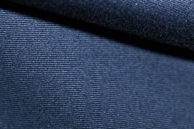 Ткань костюмная 8874/3, цвет темно-синий, 100% полиэфир - купить в Новосибирске. Цена 433.60 руб.
