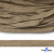 Шнур плетеный d-8 мм плоский, 70% хлопок 30% полиэстер, уп.85+/-1 м, цв.1022-бежевый - купить в Новосибирске. Цена: 735 руб.