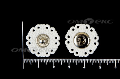 Кнопки пришивные №6 S20мм пластиковые белые - купить в Новосибирске. Цена: 9.88 руб.