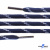 Шнурки #107-19, круглые 130 см, двухцветные цв.тём.синий/белый - купить в Новосибирске. Цена: 22.14 руб.