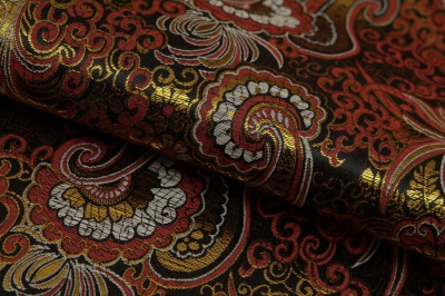 Ткань костюмная жаккард, 135 гр/м2, шир.150см, цвет бордо№6 - купить в Новосибирске. Цена 441.95 руб.